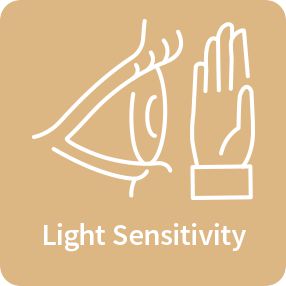 light sensitivity, solution, relief, help
